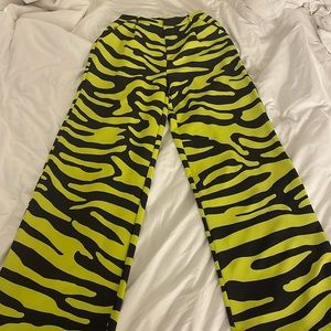 Tiger print pants